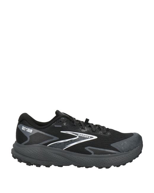 Brooks Black Sneakers Textile Fibers for men