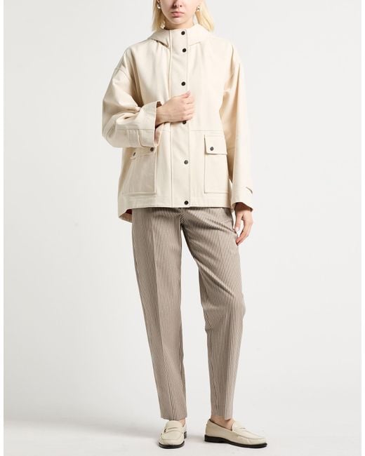 Brunello Cucinelli Natural Ivory Jacket Cotton