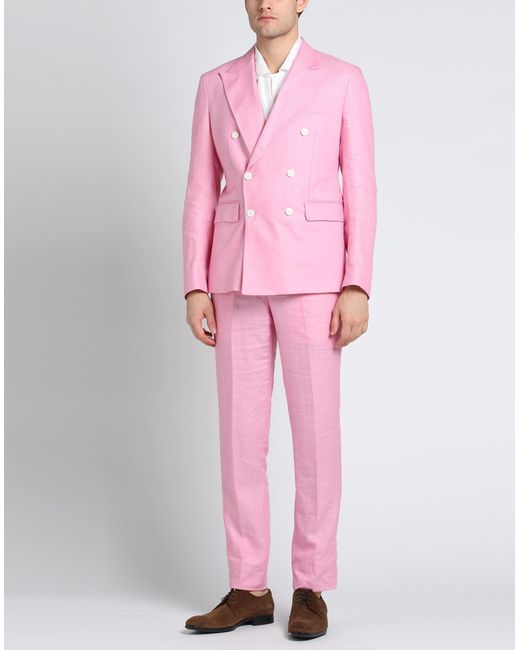 Brian Dales Pink Suit for men