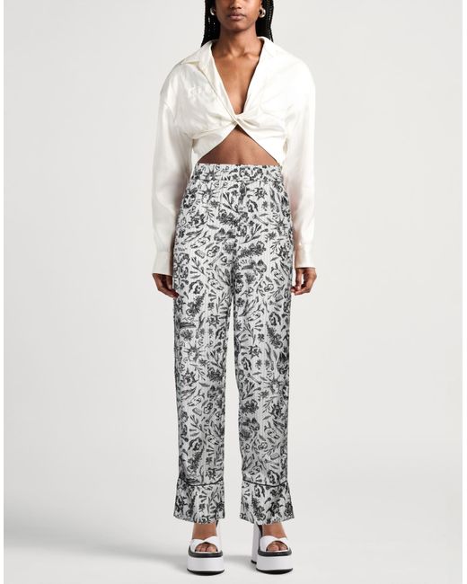 Off-White c/o Virgil Abloh White Pants Viscose