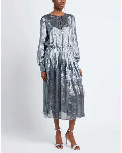 Crida Milano Gray Midi Dress