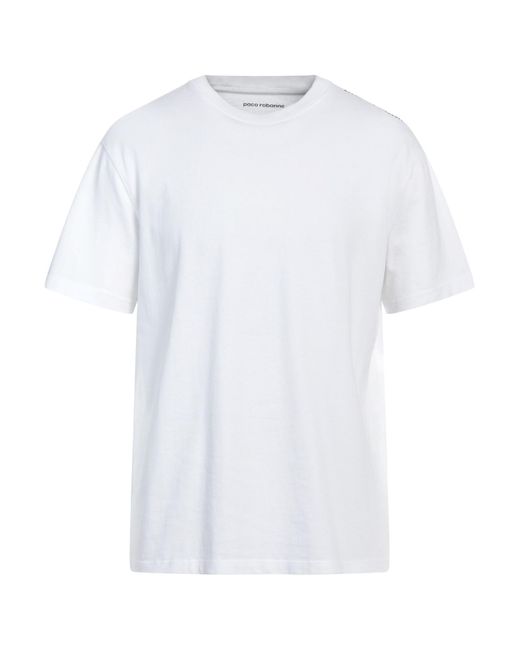 Rabanne White T-shirt for men