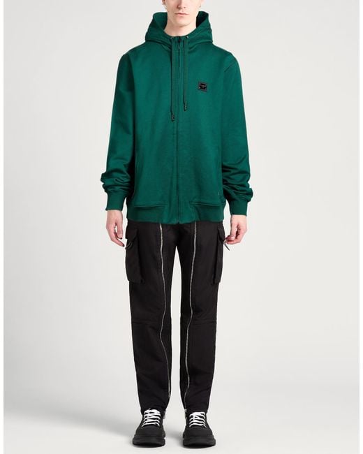 Dolce & Gabbana Green Sweatshirt Cotton for men