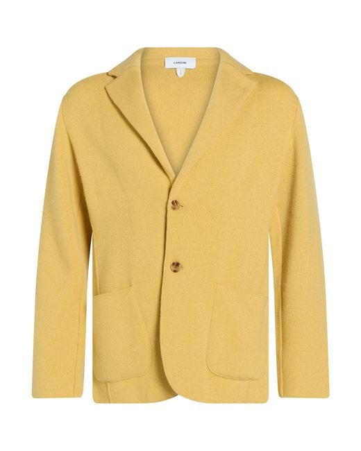 Lardini Yellow Blazer for men