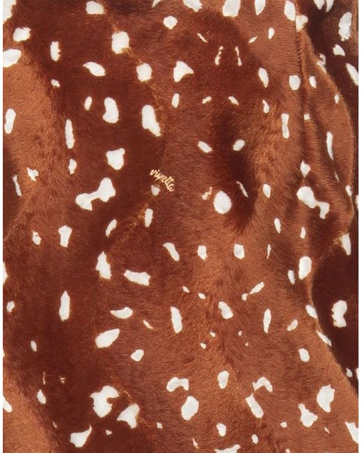 Vivetta Brown Mini Skirt Polyester