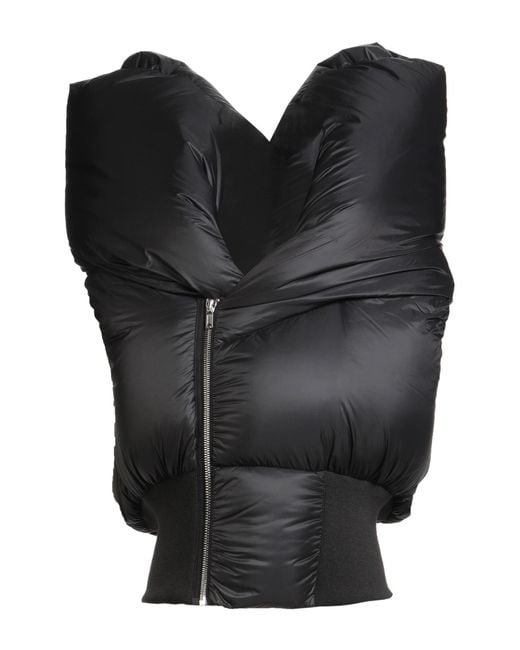 Rick Owens Black Gilet for men