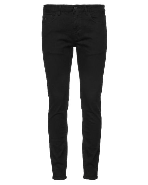 ARMANI EXCHANGE Black Jeans Cotton, Elastane for men