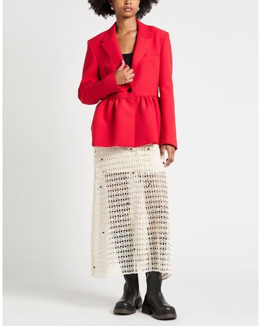 MSGM Red Blazer