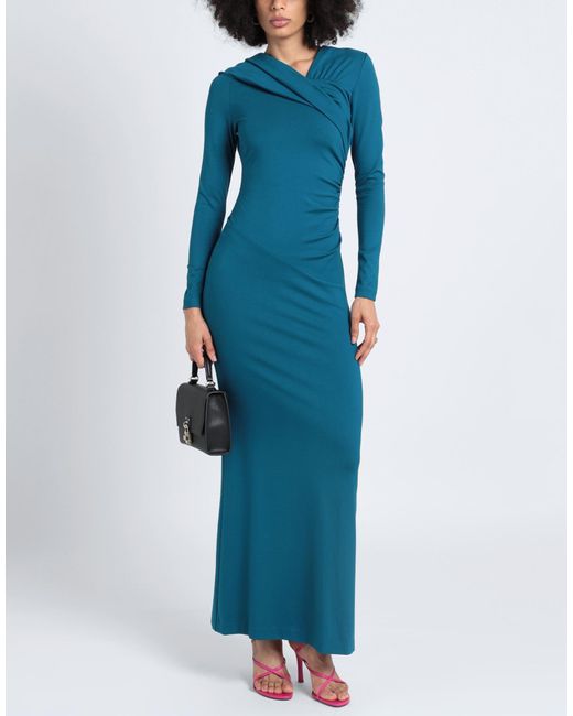 Diane von Furstenberg Blue Maxi Dress