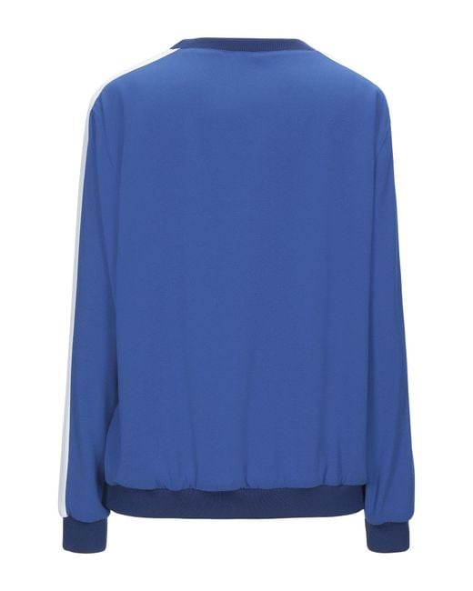 KENZO Blue Sweatshirt Triacetate, Polyester, Polyamide
