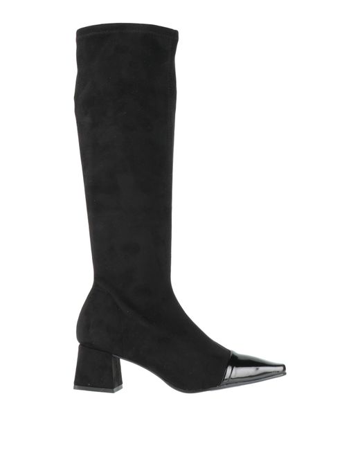 Miss Elastic Black Boot