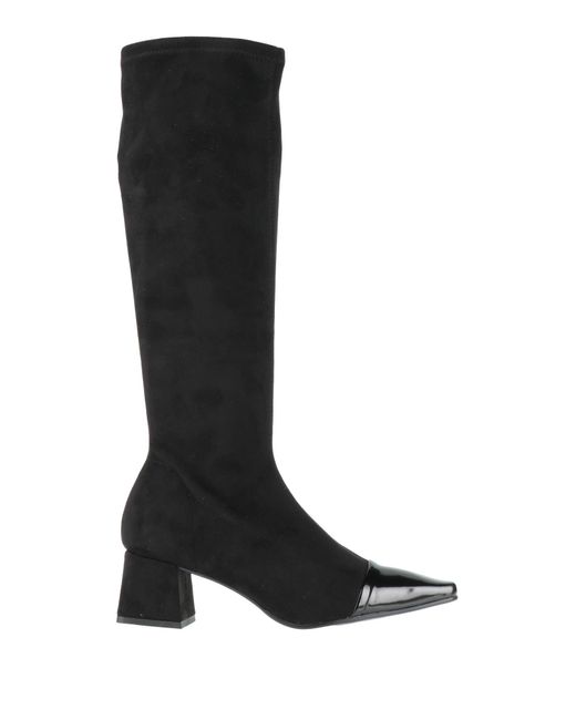 Miss Elastic Black Boot