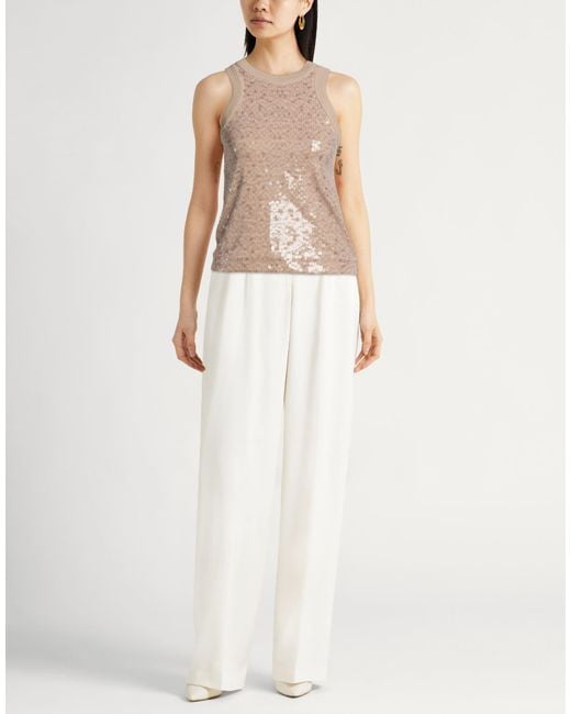 Brunello Cucinelli Natural Top Cotton, Elastane