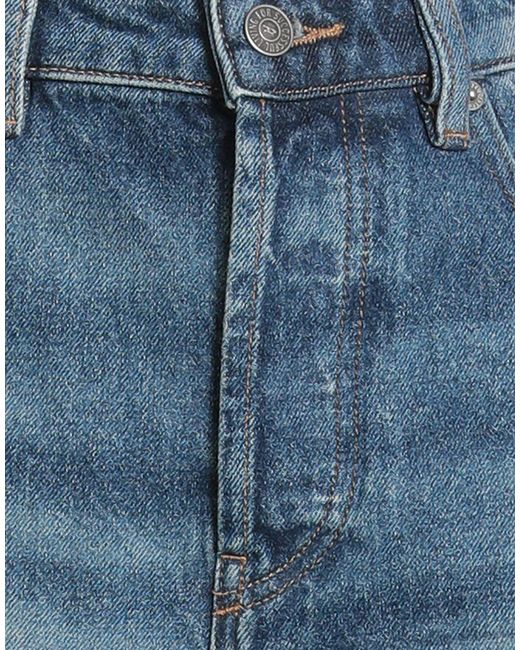 DIESEL Blue Denim Shorts Cotton