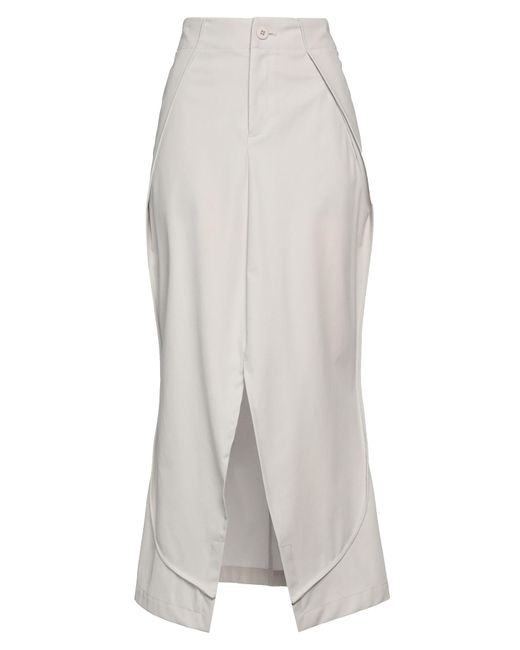 Issey Miyake White Maxi Skirt