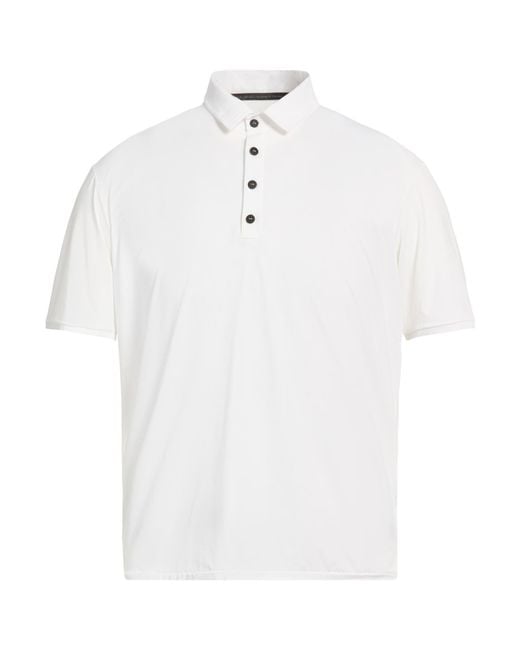 Rrd White Polo Shirt Polyamide, Elastane for men