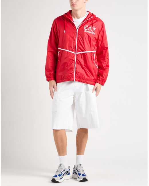 EA7 Red Jacket for men
