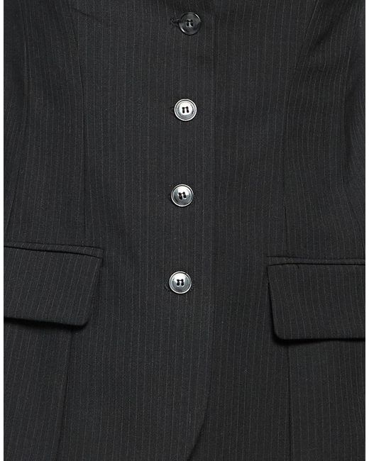 Herskind Black Top Recycled Polyester, Virgin Wool, Elastane