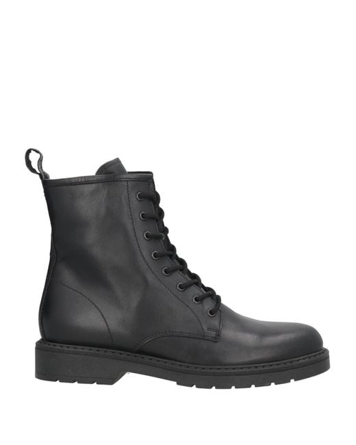 Nero Giardini Black Ankle Boots Leather