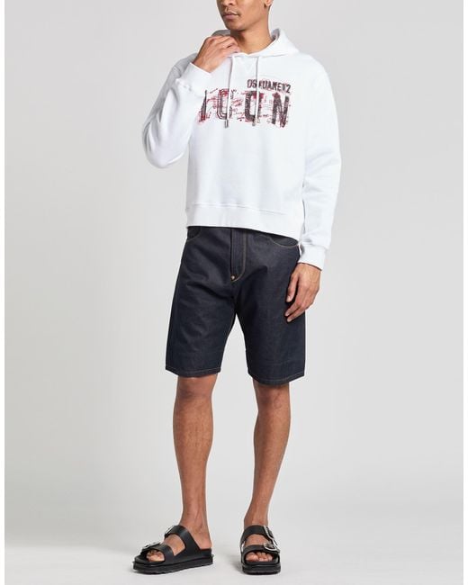 DSquared² White Sweatshirts for men