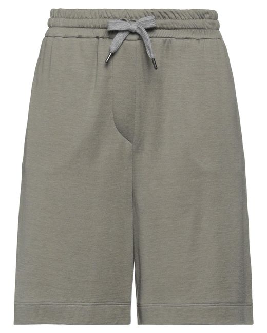Brunello Cucinelli Gray Shorts & Bermuda Shorts