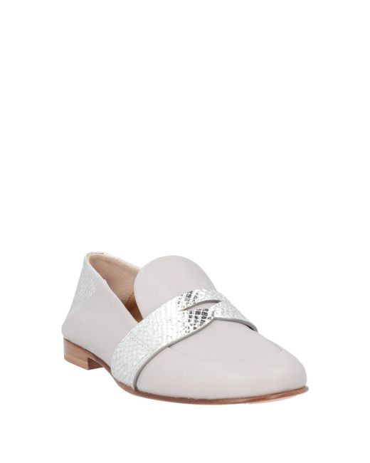 Fabi White Loafers Leather