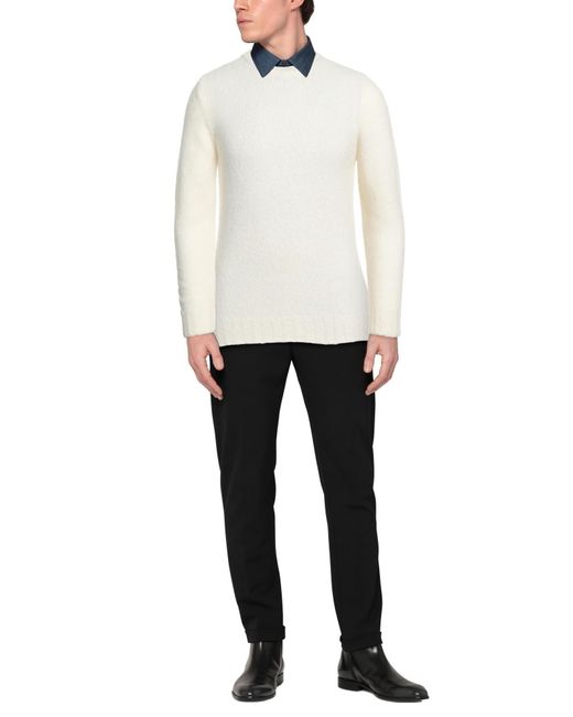 Fedeli White Sweater for men