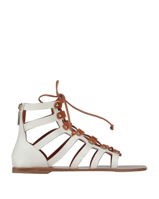 Pollini White Sandale