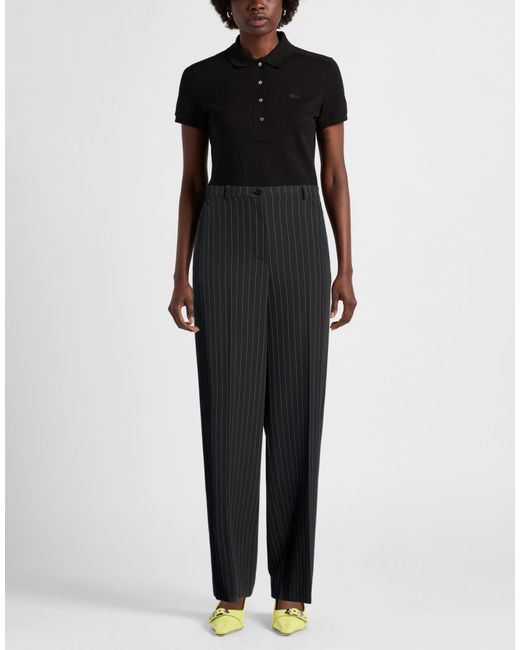 Patrizia Pepe Black Pants Polyester, Viscose, Elastane