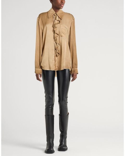 Uma Wang Natural Sand Shirt Silk