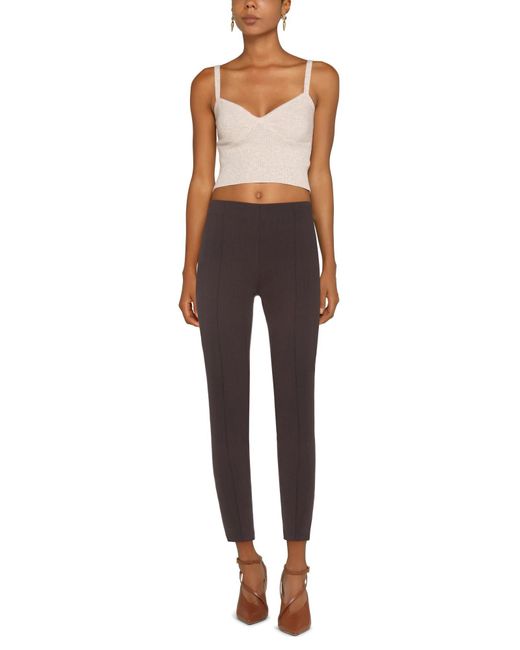 Cristinaeffe Gray Dark Pants Polyester, Virgin Wool, Elastane