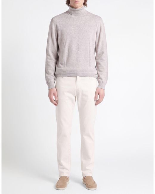 Fedeli White Turtleneck for men