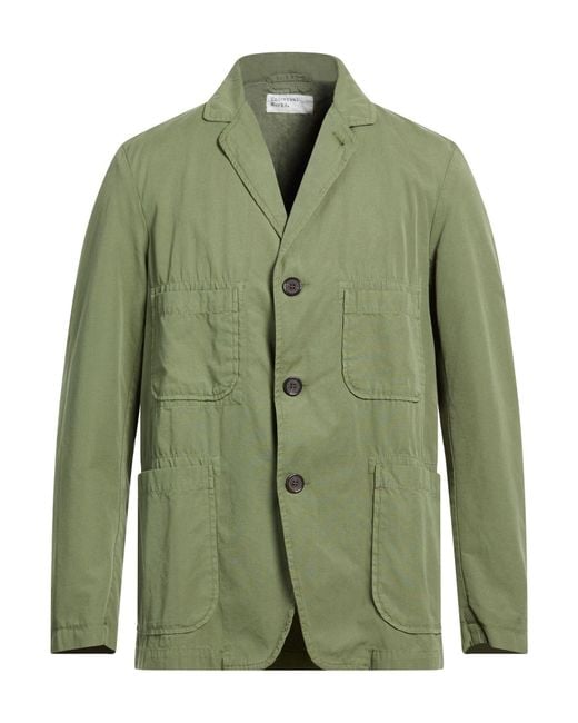 Universal Works Green Blazer Cotton for men
