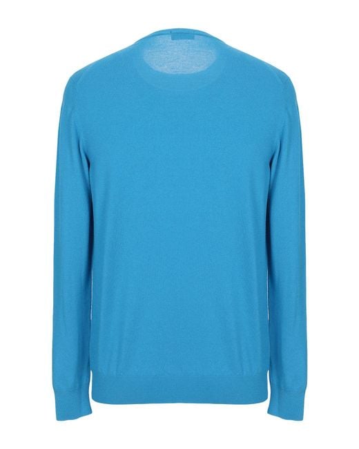 Drumohr Blue Sweater Cashmere for men
