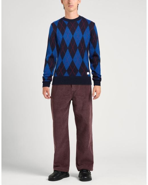 Manuel Ritz Blue Sweater Acrylic, Wool, Viscose, Alpaca Wool for men