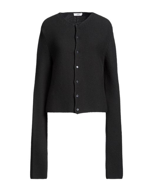Rier Black Cardigan Virgin Wool