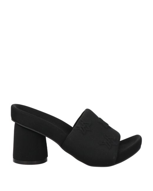Vic Matié Black Sandals Textile Fibers