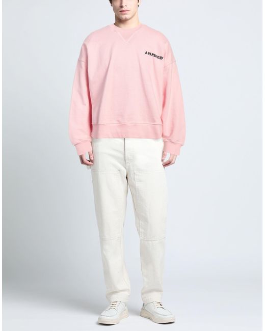 A PAPER KID Sweatshirt in Pink für Herren