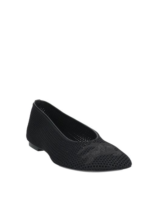 Burberry Black Mesh Ballet Flat