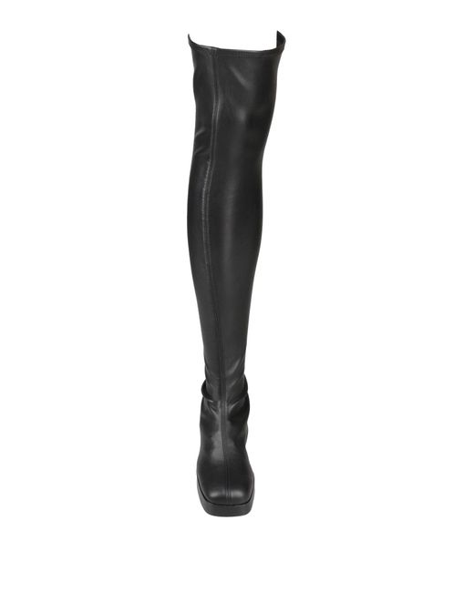 MARIA LUCA Knee Boots in Black | Lyst