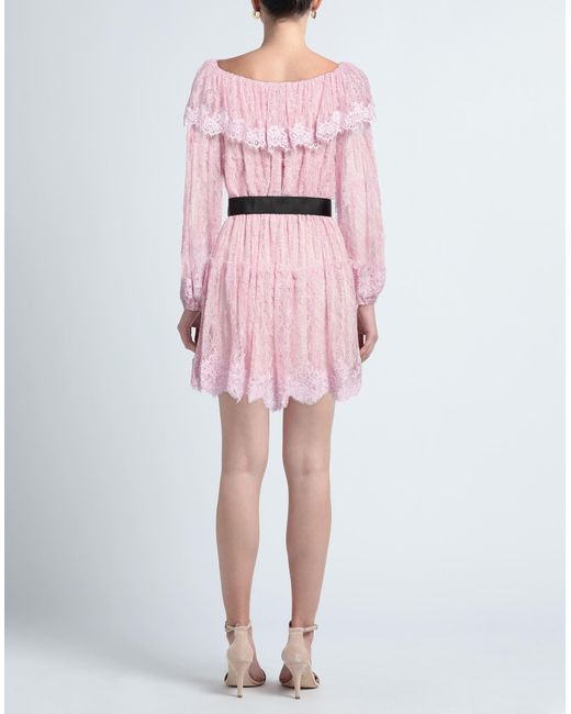 Anna Molinari Pink Mini-Kleid