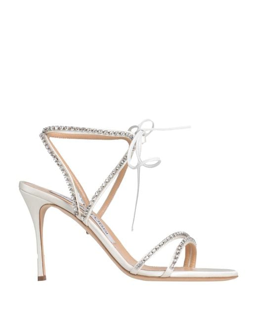 Sergio Rossi White Sandals