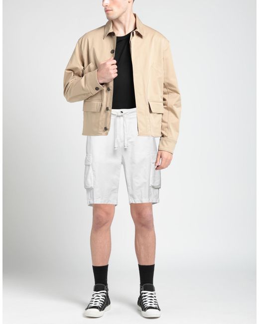 Harmont & Blaine White Shorts & Bermuda Shorts Cotton, Elastane for men