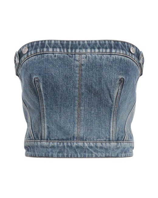 Alexander McQueen Blue Top