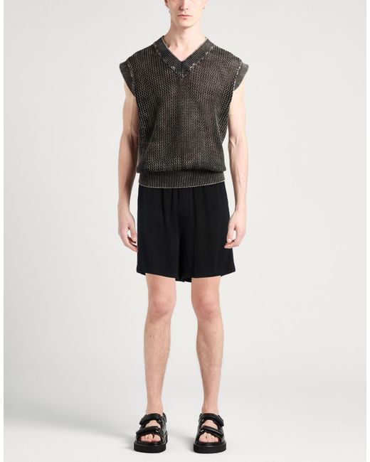 Represent Black Shorts & Bermuda Shorts Tencel for men