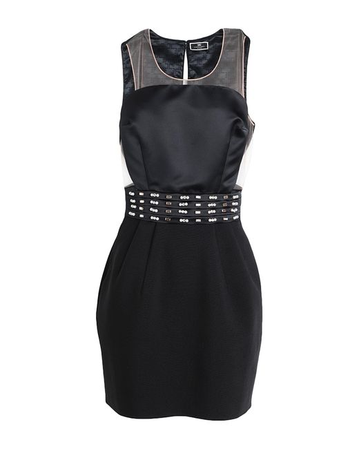 Elisabetta Franchi Black Mini-Kleid