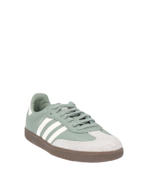 Adidas Originals Green Samba Og Sneakers Leather for men