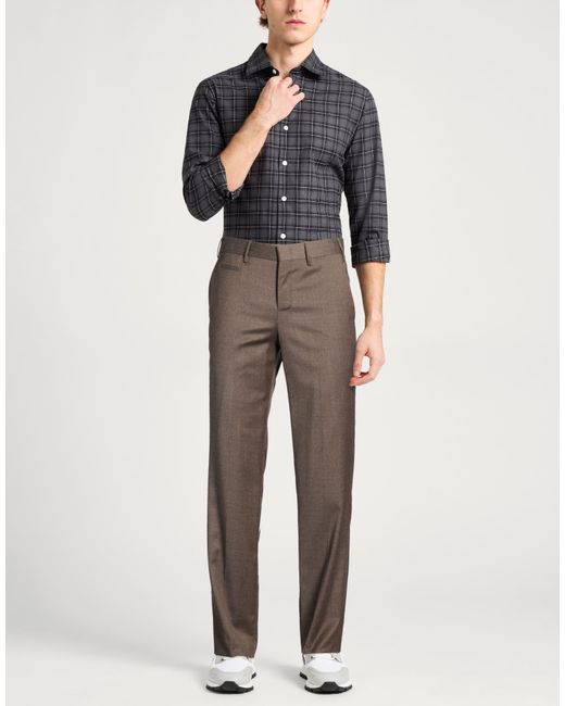 PT Torino Gray Pants Virgin Wool, Elastane for men