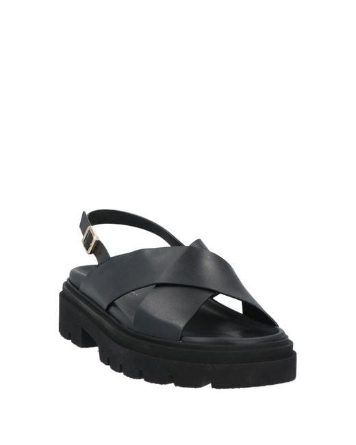 Santoni Black Sandals