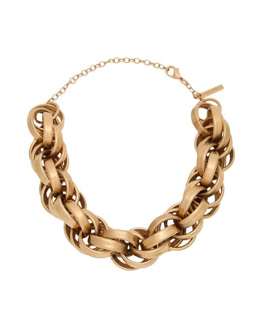 Collar Alberta Ferretti de color Metallic